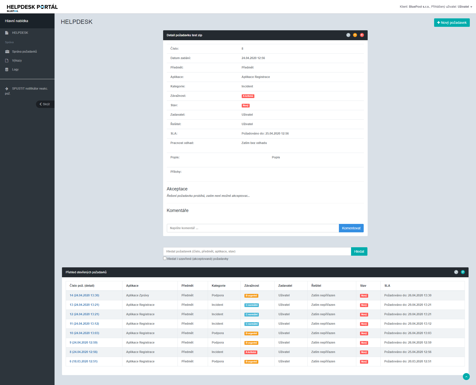 BluePool HelpDesk